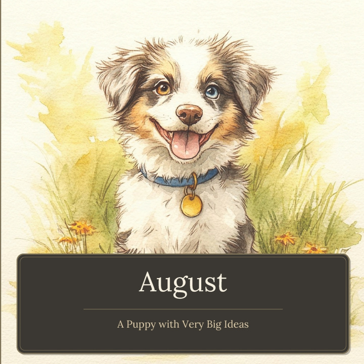 Knjiga August - A Puppy with Very Big Ideas Uncle Tom