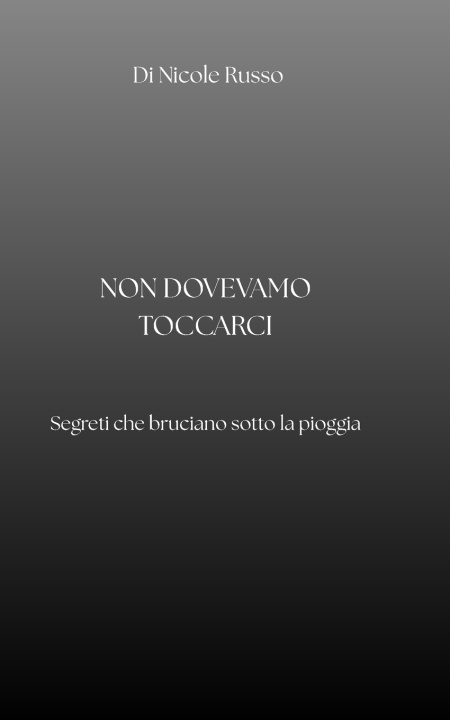Kniha NON DOVEVAMO TOCCARCI Nicole Russo