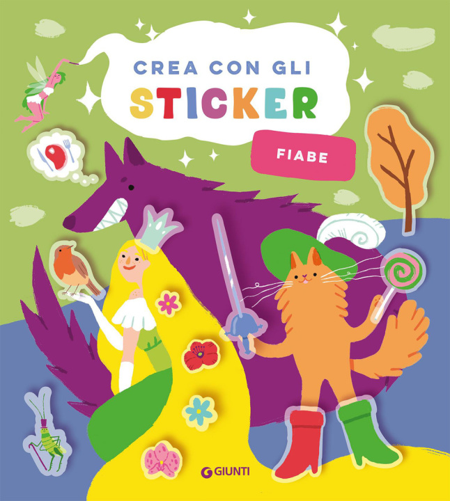 Kniha Fiabe. Crea con gli sticker 
