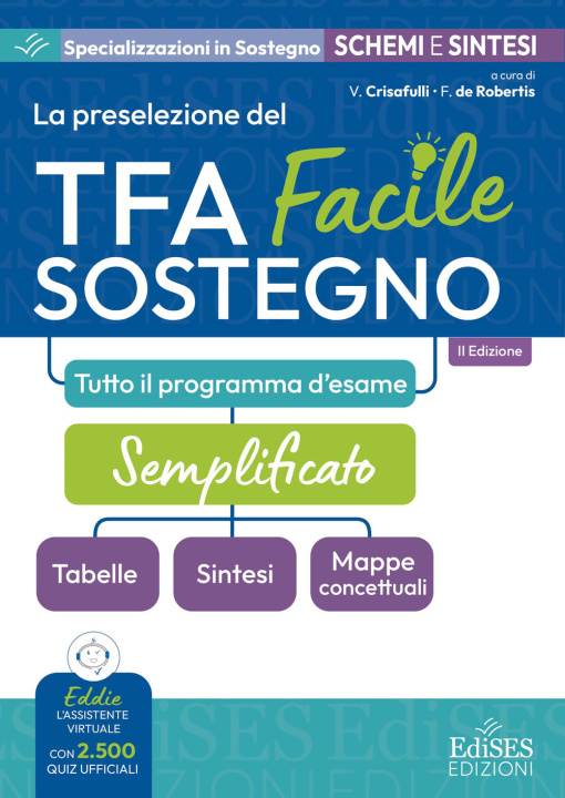 Kniha TFA sostegno facile: tabelle, sintesi e mappe concettuali su tutto il programma d’esame Valeria Crisafulli