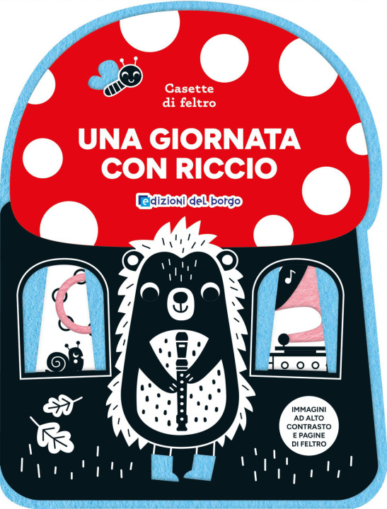Carte giornata con Riccio. Casette di feltro 