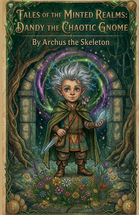Kniha Dandy the chaotic gnome Archus the skeleton