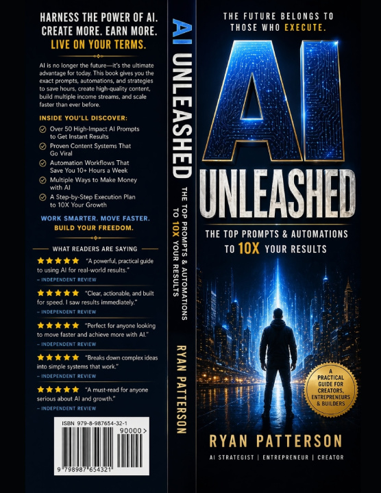 Kniha AI UNLEASHED Ryan Patterson