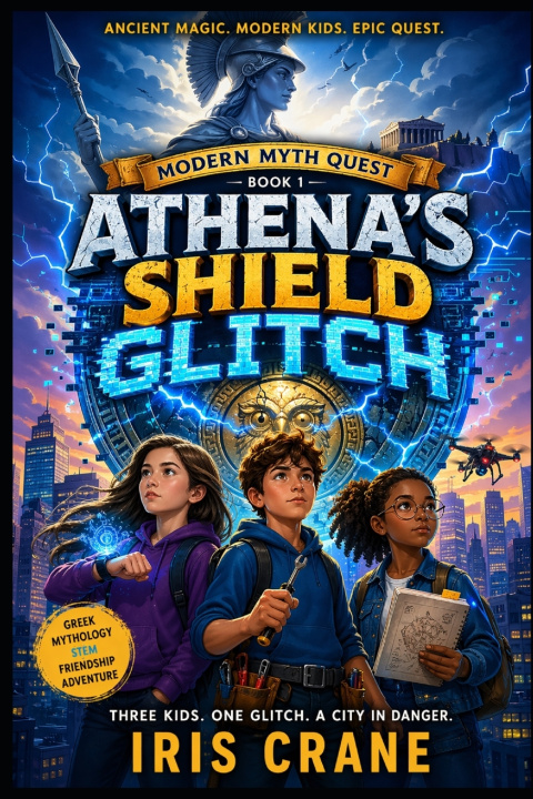 Kniha Athena's Shield Glitch Iris Crane
