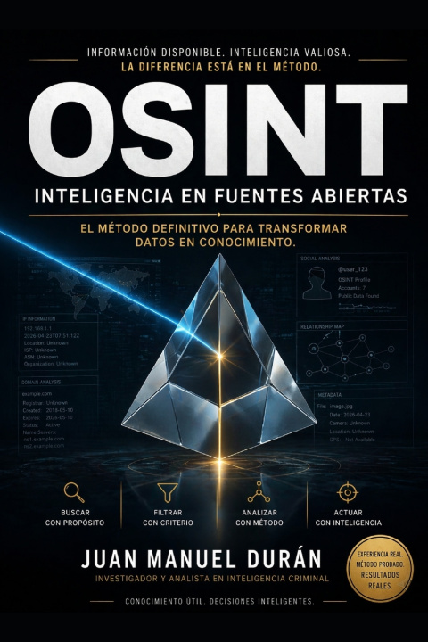 Kniha OSINT Juan Manuel Duran