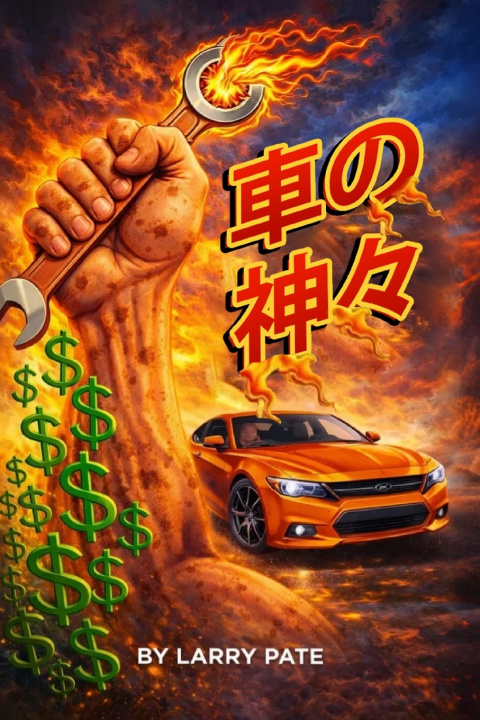 Kniha 車の神々 Larry Pate