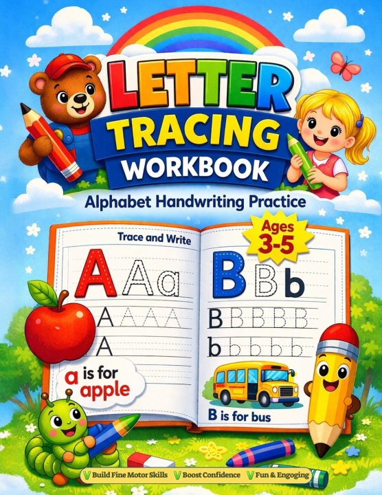 Kniha ABC Letter Tracing Rafael Shamay