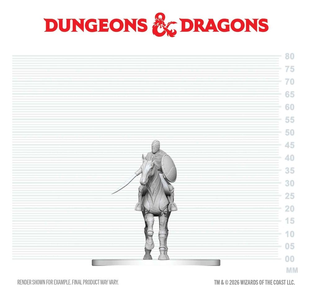 Igra/Igračka D&D Nolzur's Marvelous Miniatures Mini Figures Nimblewright Steed with Rider 6 cm 