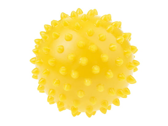Boek Piłka rehabilitacyjna 7,6cm żółta Spiky Massage 