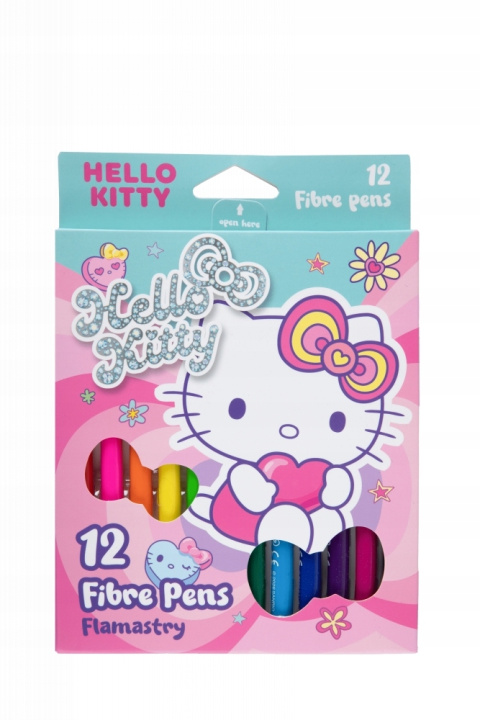 Kniha Flamastry Hello Kitty 12 kolorów 