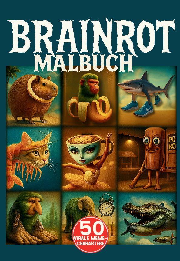 Kniha Brainrot Malbuch 
