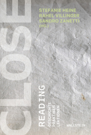 Kniha Close Reading Rahel Villinger
