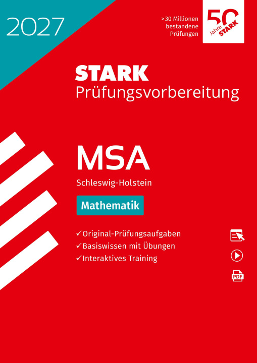 Knjiga STARK Mathematik - MSA 2027 Schleswig-Holstein - Prüfungsvorbereitung 