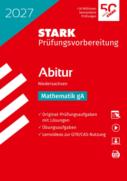 Kniha STARK Mathematik gA - Abitur 2027 Niedersachsen - Prüfungsvorbereitung 