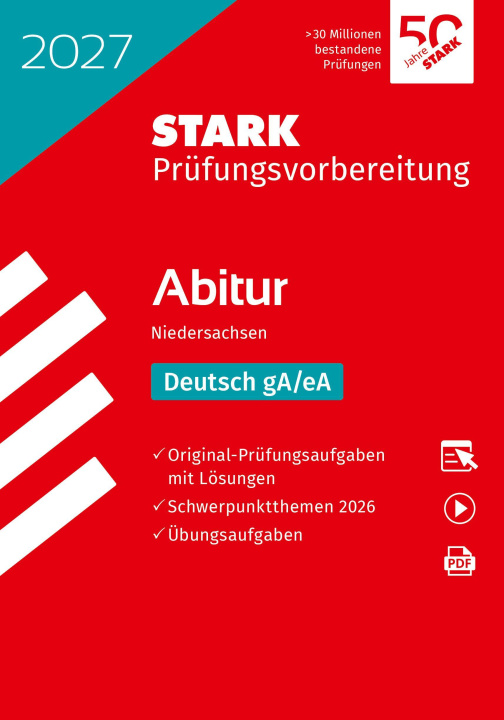 Buch STARK Deutsch gA/eA - Abitur 2027 Niedersachsen - Prüfungsvorbereitung 