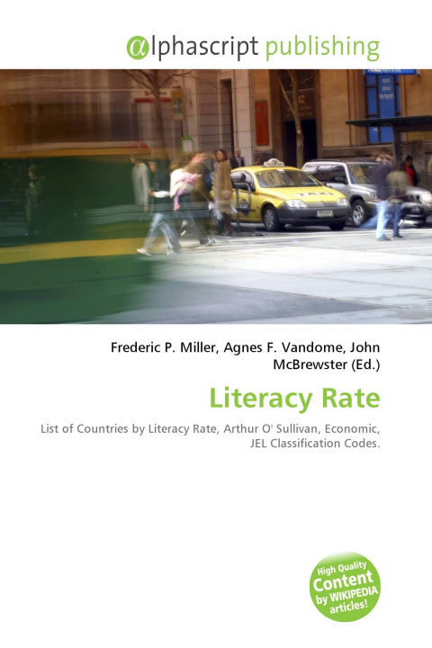 Kniha Literacy Rate Agnes F. Vandome