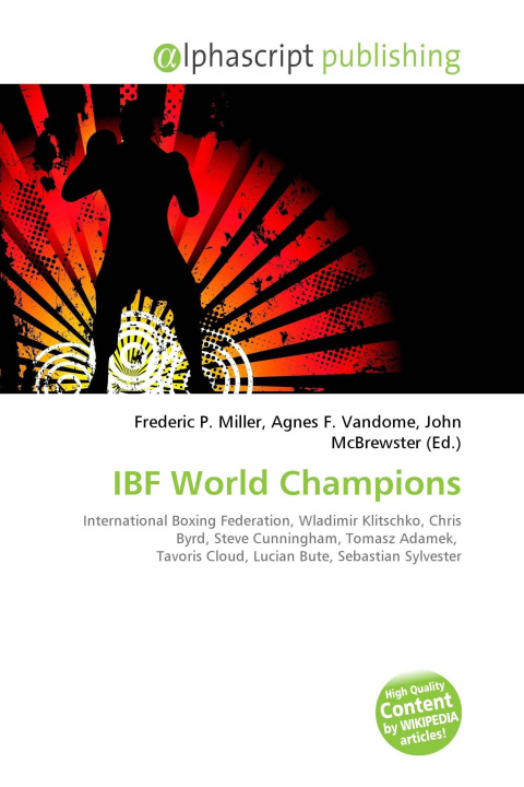 Knjiga IBF World Champions Agnes F. Vandome