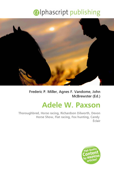 Kniha Adele W. Paxson Agnes F. Vandome