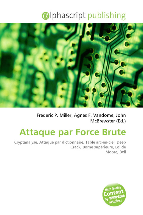Kniha Attaque par Force Brute Agnes F. Vandome