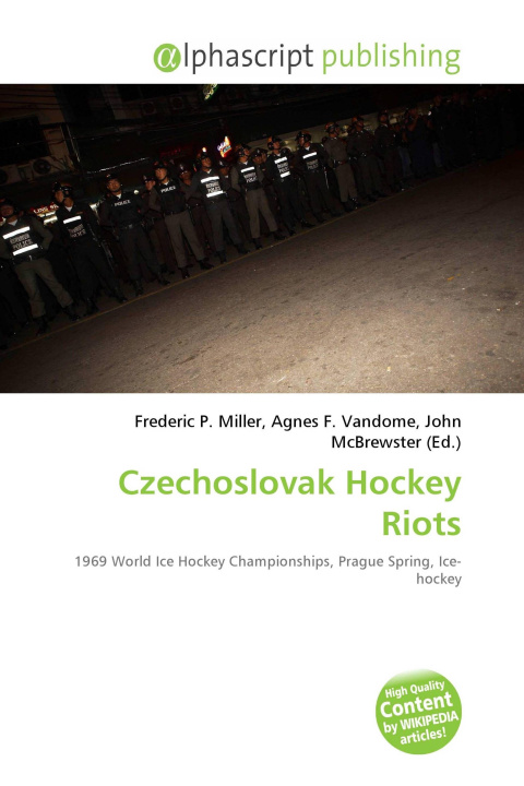 Kniha Czechoslovak Hockey Riots Agnes F. Vandome