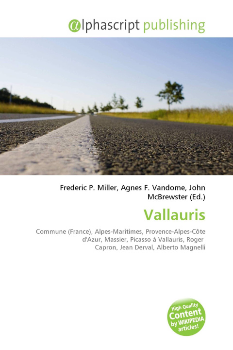 Kniha Vallauris Agnes F. Vandome
