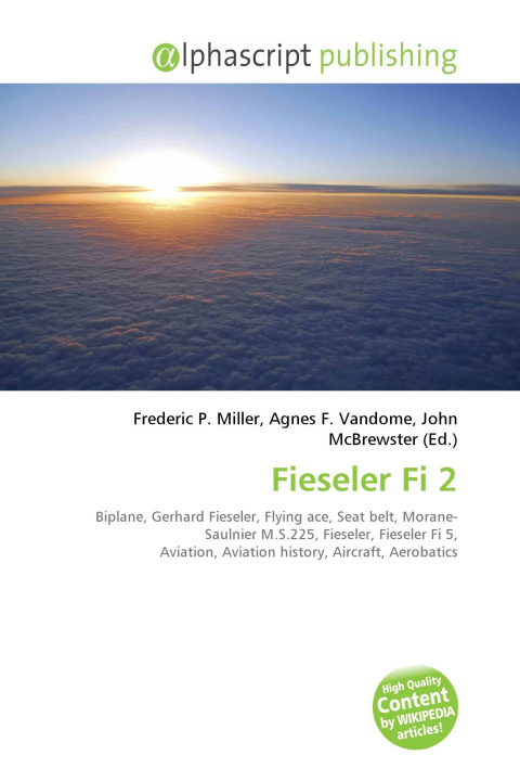 Kniha Fieseler Fi 2 Agnes F. Vandome