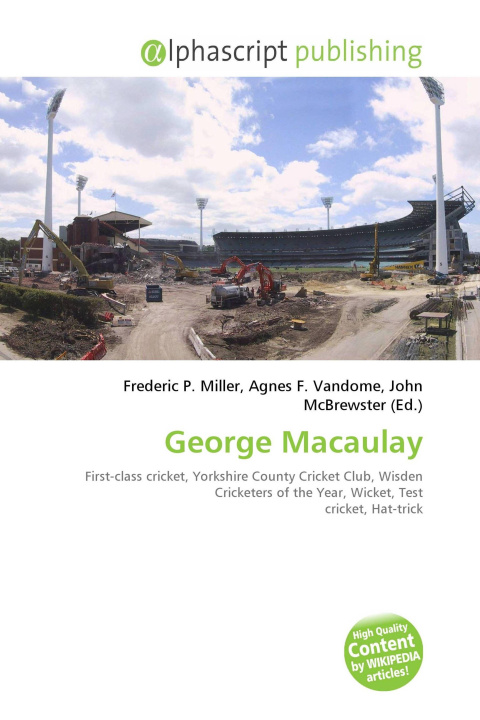 Knjiga George Macaulay Agnes F. Vandome