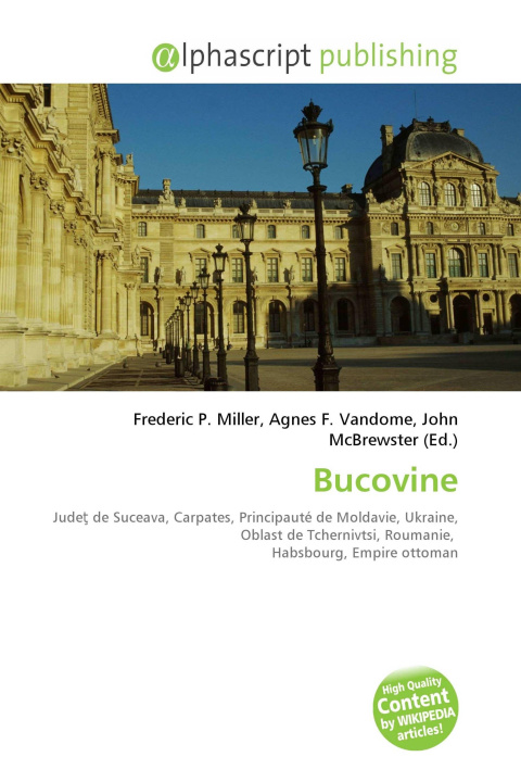 Kniha Bucovine Agnes F. Vandome