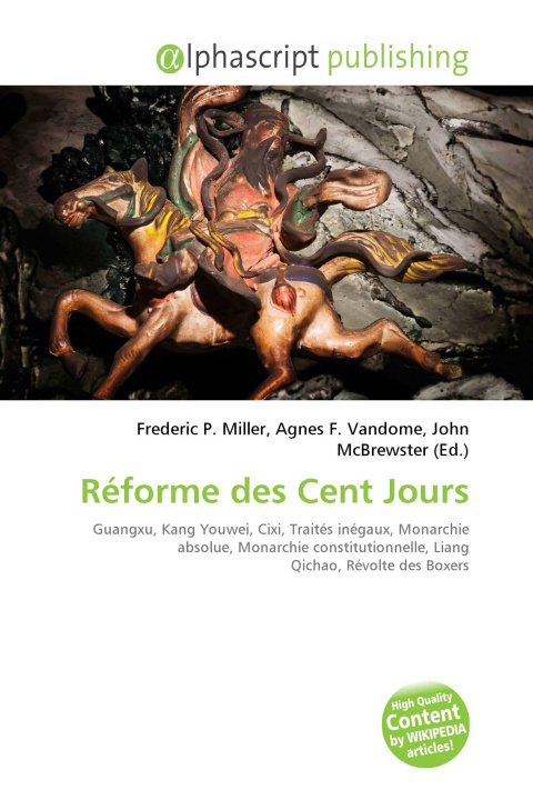 Kniha Réforme des Cent Jours Agnes F. Vandome