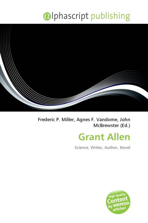 Kniha Grant Allen Agnes F. Vandome