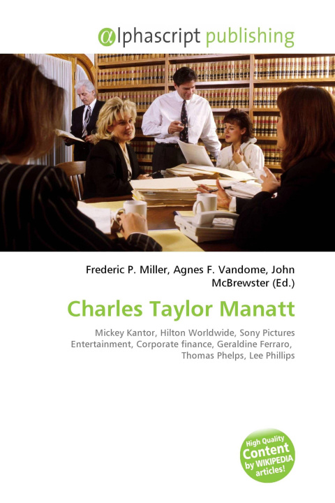 Kniha Charles Taylor Manatt Agnes F. Vandome