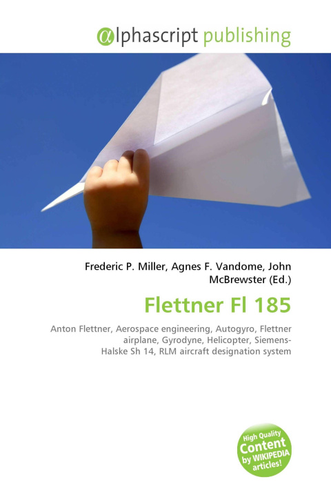 Kniha Flettner Fl 185 Agnes F. Vandome
