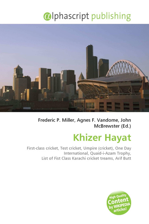 Kniha Khizer Hayat Agnes F. Vandome