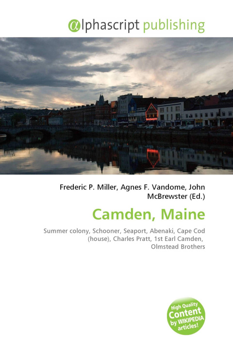 Knjiga Camden, Maine Agnes F. Vandome