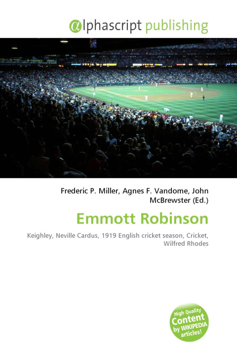 Kniha Emmott Robinson Agnes F. Vandome