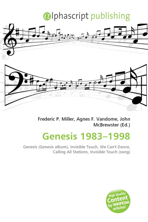 Kniha Genesis 1983-1998 Agnes F. Vandome