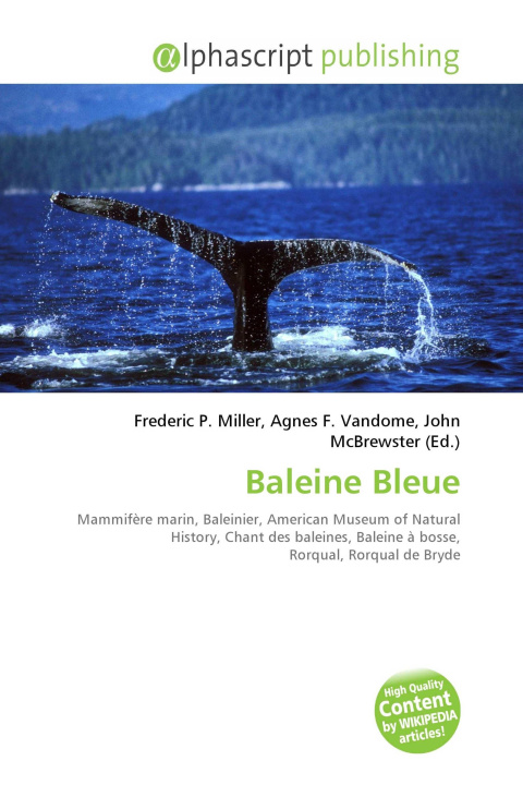 Kniha Baleine Bleue Agnes F. Vandome