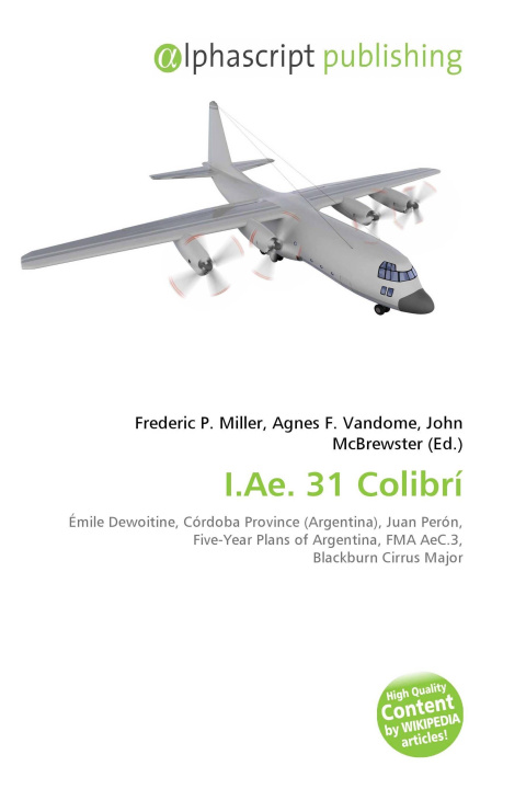Knjiga I.Ae. 31 Colibrí Agnes F. Vandome