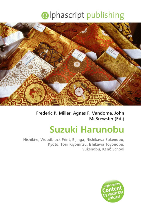 Knjiga Suzuki Harunobu Agnes F. Vandome