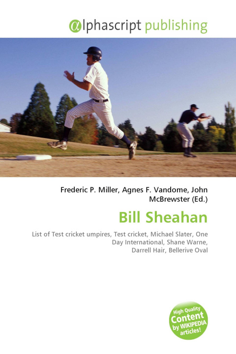 Knjiga Bill Sheahan Agnes F. Vandome