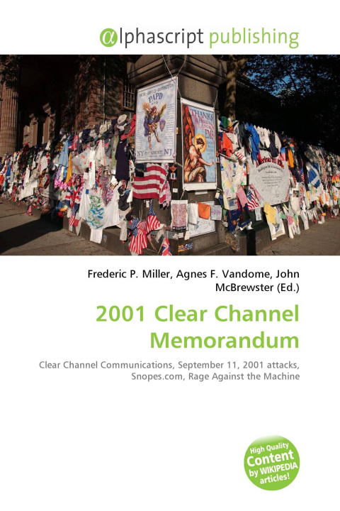 Kniha 2001 Clear Channel Memorandum Agnes F. Vandome