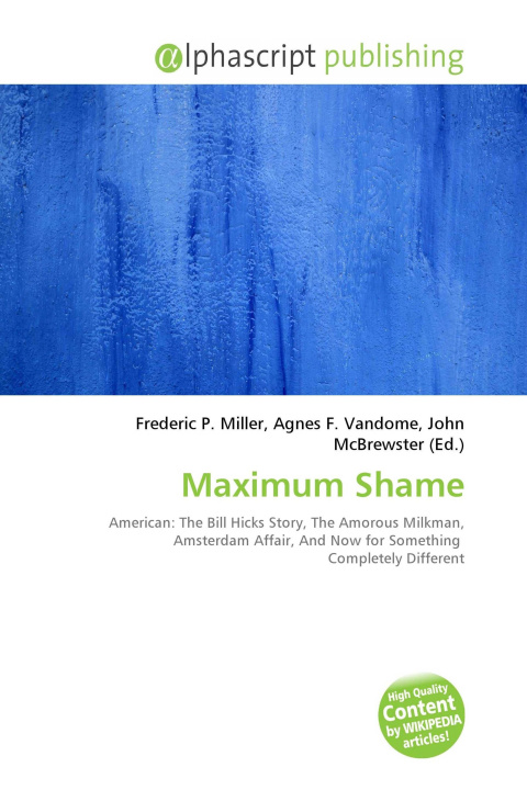 Kniha Maximum Shame Agnes F. Vandome