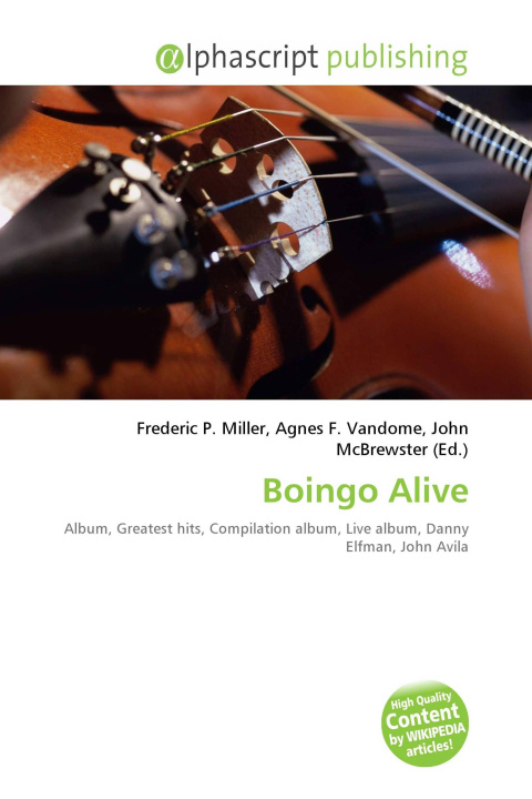 Kniha Boingo Alive Agnes F. Vandome