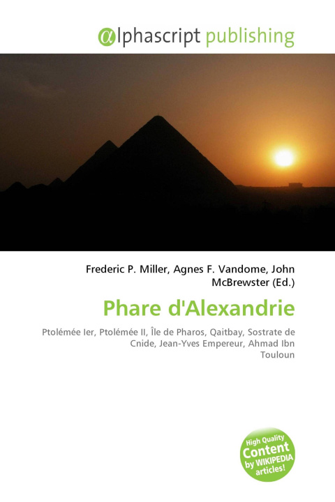 Knjiga Phare d'Alexandrie Agnes F. Vandome