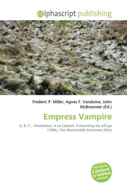 Kniha Empress Vampire Agnes F. Vandome