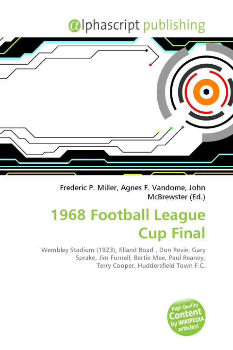 Kniha 1968 Football League Cup Final Agnes F. Vandome