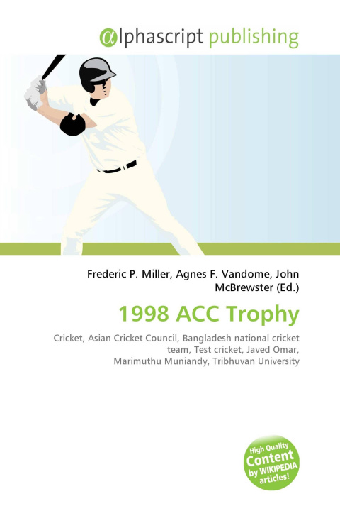 Kniha 1998 ACC Trophy Agnes F. Vandome