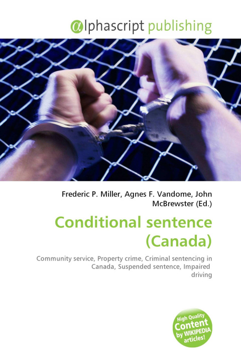 Kniha Conditional sentence (Canada) Agnes F. Vandome