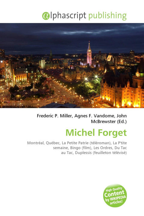 Knjiga Michel Forget Agnes F. Vandome