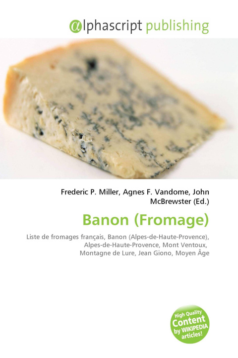 Kniha Banon (Fromage) Agnes F. Vandome
